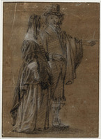 O 033
<br/>
Wandelend paar
<br/>
<em>Anoniem (17de eeuw)</em>